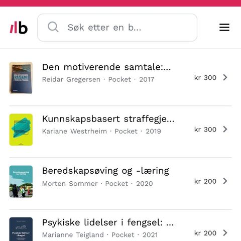 Bøker til utdanning ved KRUS