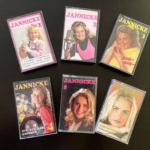 Jannicke kassetter- komplett samling