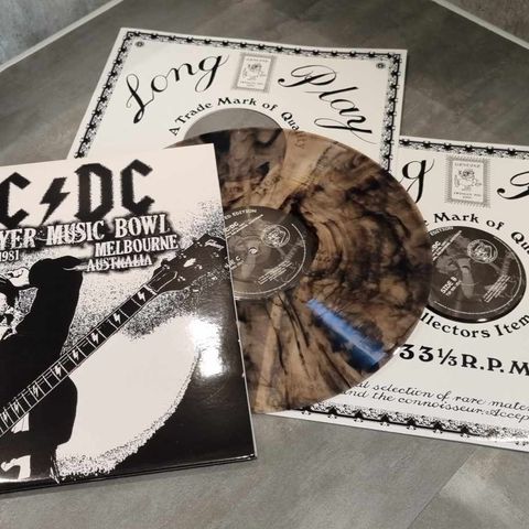 AC / DC - Myer Music Bowl dobbel LP (Sjelden)