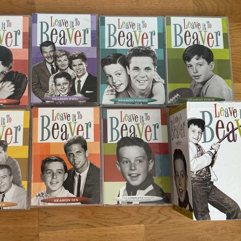 En strøken dvd samling av serien Leave it to Beaver (1957-1963)