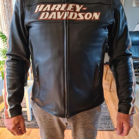 Harley Davidson mc skinnjakke