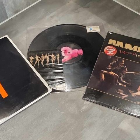 Rammstein - 3 LP samlet (1 forseglet ny)