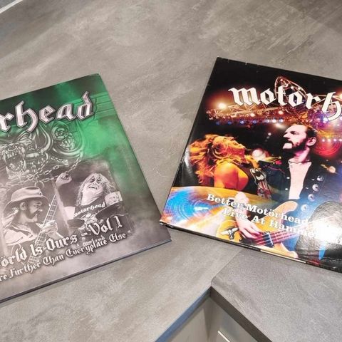 2 x Motörhead LP selges samlet