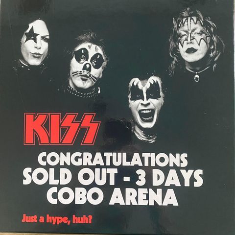 Kiss - Congratulations Sold Out