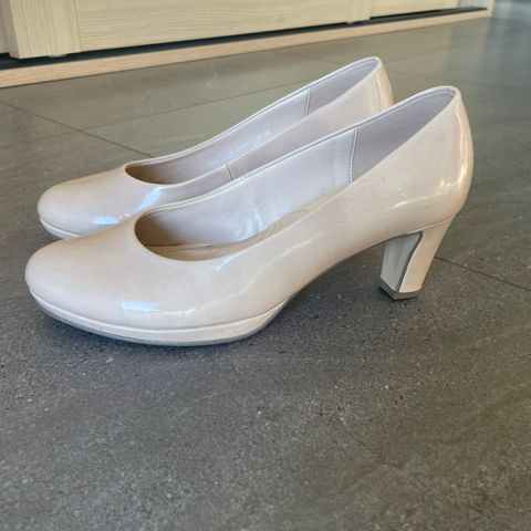 Gabor pumps - (skinn) str 3,5 - brukt 2 ganger