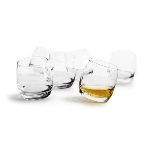 Rullende glass (Whiskey eller annet)