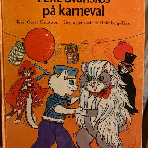 Pelle Svansløs på karneval barnebok