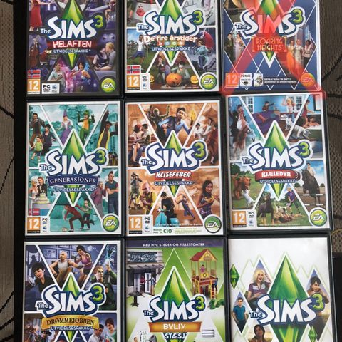 Sims 3  pc spill. Utvidelsepakke.