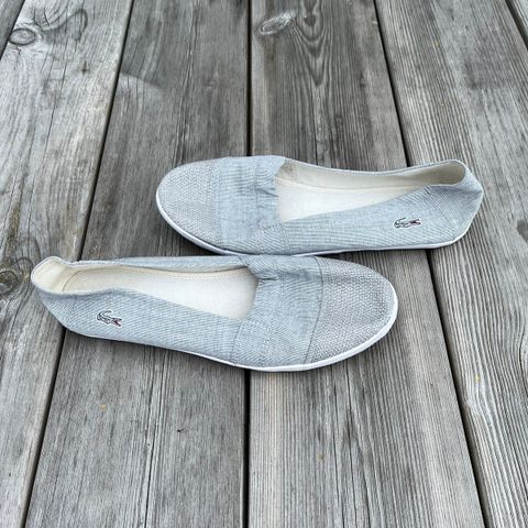 Lacoste sko / espadriller str 40