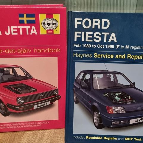 Haynes Ford Fiesta VW Golf og Jetta