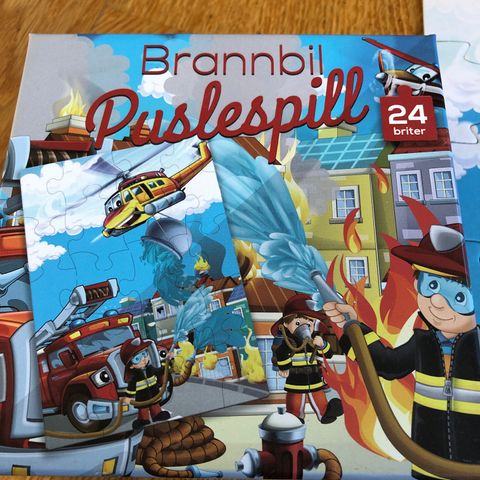 Brannbil puslespill