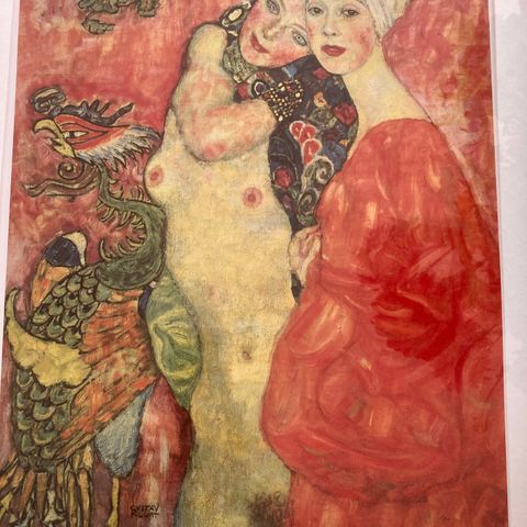 Gustav Klimt «women friends» 30 x 40