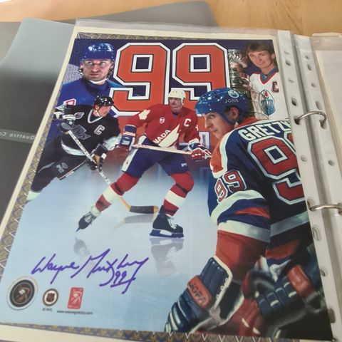 Wayne Gretzky autograf