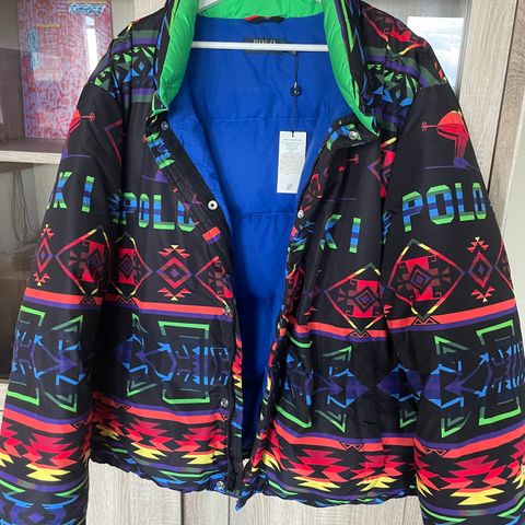 Ralph Lauren Holiday Ski Multicolor Puffer Jacket