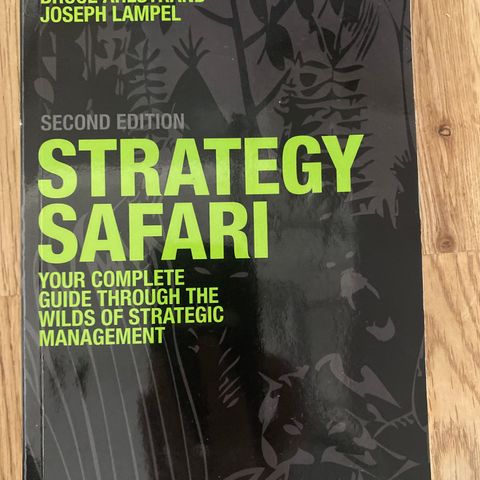 Strategy Safari // Henry Mintzberg et al.