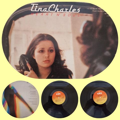 TINA CHARLES/HEART 'N' SOUL 1977 - VINTAGE/RETRO LP-VINYL (ALBUM)