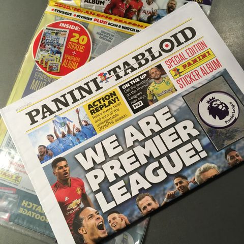 Panini album - Tabloid Premier League 2019/2020