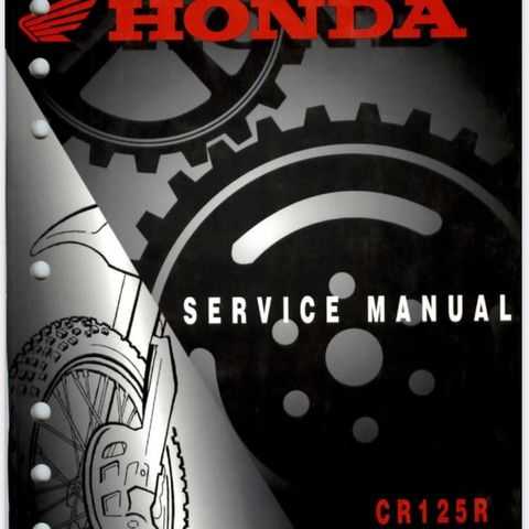HONDA CR 125 Workshop Repair Service Manual, PDF