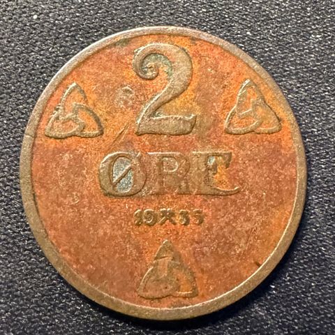 2 øre 1935. ( 24pp AB)