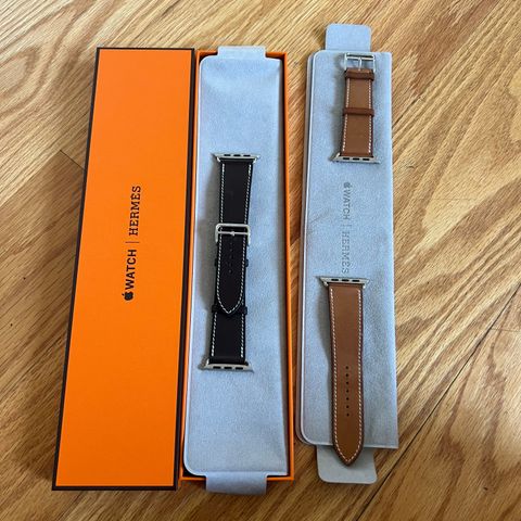 Apple Watch Hermès Fauve Barénia Leather Single Tour Deployment Buckle