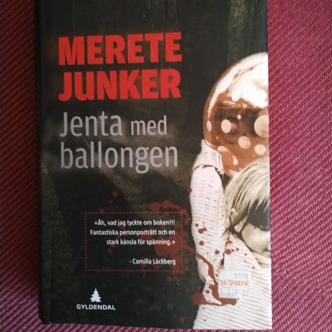 Merete Junker - Jenta med ballongen - innbundet