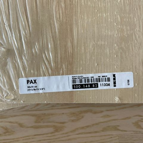 3 stk Ikea Pax hyller (2pk)