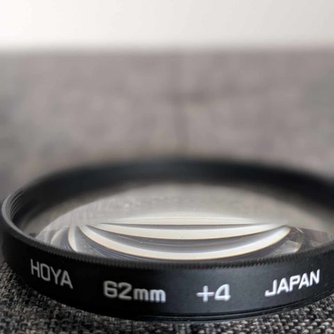 Macro filter Hoya 62mm +4 close up