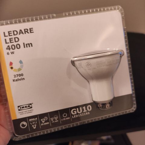 TIL HJEMMET : Led 400lm - 6W (NY)