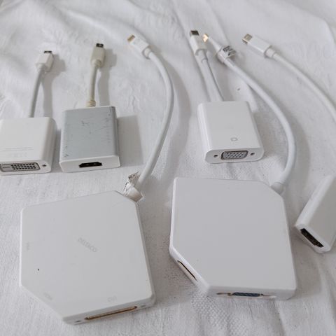 Mini DisplayPort interface til Apple eller Microsoft Surface (HDMI, VHA, DVI)