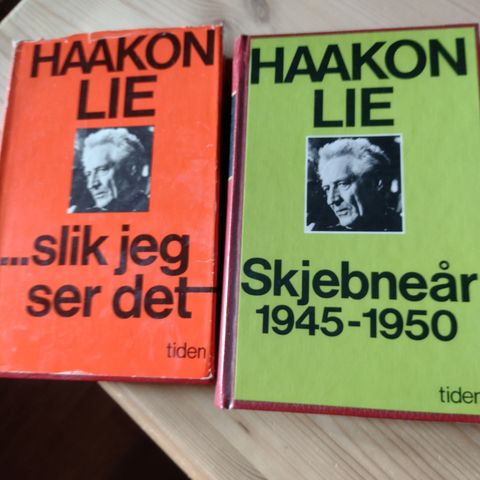 Haakon Lie Bøker (politikk Det norske Arbeiderparti)