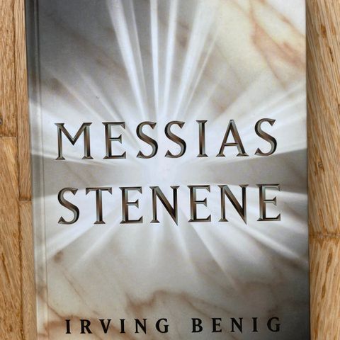 Messias stenene av Irving Benig. Innbundet