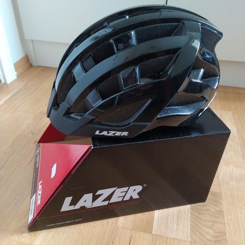 Ubrukt Lazer Compact Sykkelhjelm Black Unisize