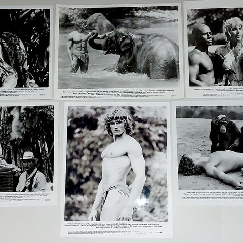 6 STILLS/PHOTO.TARZAN,THE APE MAN 1981.BO DEREK.