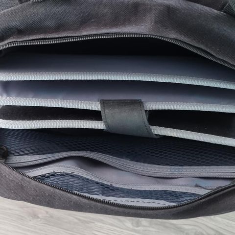 Samsonite PC-ryggsekk til laptop (sort) + nakkepute