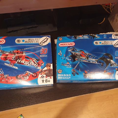 2 st Meccano multi models sett