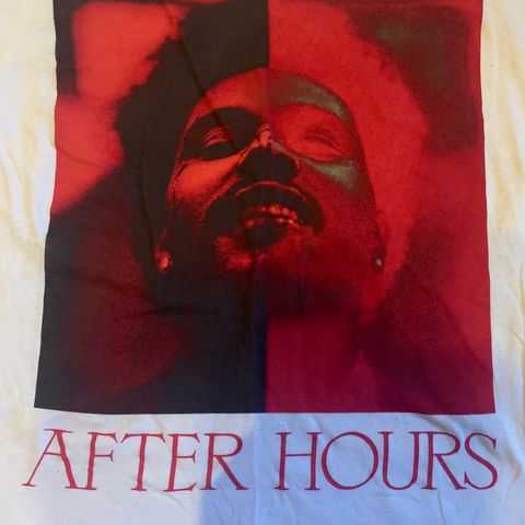 The Weeknd After Hours limited edition t-skjorte