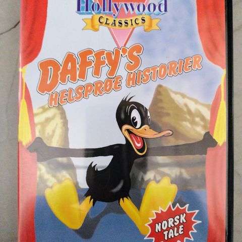 Dvd barnefilm. Daffy's helsprøe historier. Hollywood Classics. Norsk tale.