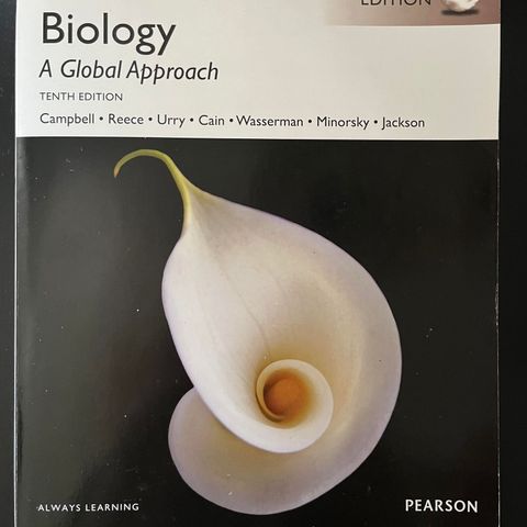 Biology: A Global Approach, Campbell, 10. utgave + Norsk glosehefte