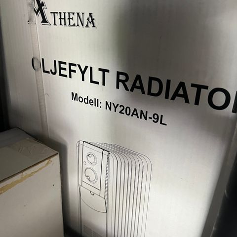 Ny El ovn/ oljefylt radiator