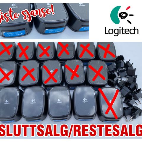 Sluttsalg/restesalg! NY og UBRUKT nettverksadapter til Logitech Alert kameraer!