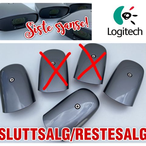 Pent brukt Logitech Alert utendørskamera selges BILLIG! Master og add-on.