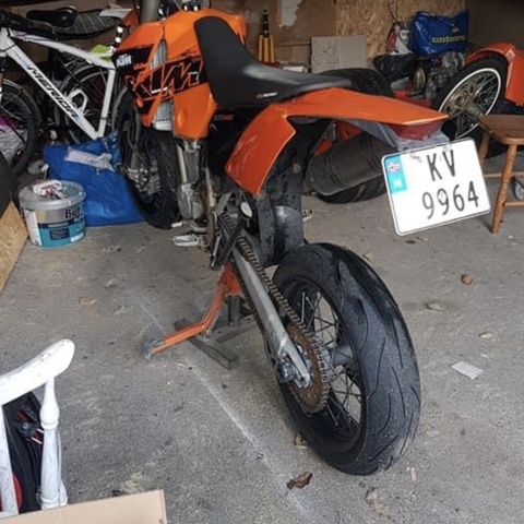 KTM EXC 525 deler selges!