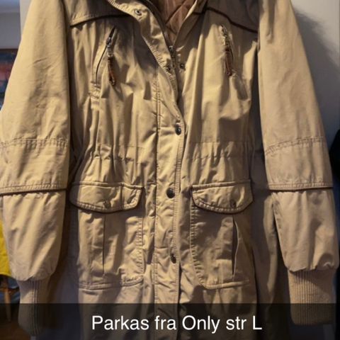 Parkas fra Only