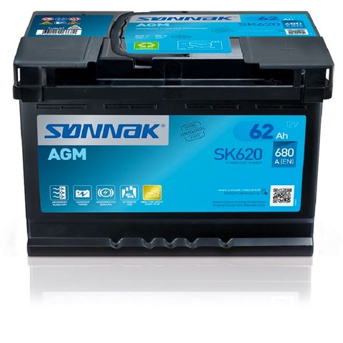 Batteri AGM SK620 - SK720 - SK820 - SK960 - SK1060 kr 2.399,-.