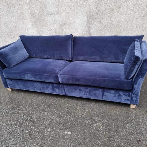 KUPP! HELT NY Balder 3 seter sofa fra Home & cottage i velur selges BILLIG!