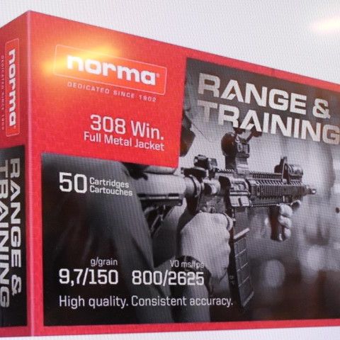 NYHET Norma Range & Training kal. 6,5x55, 308 win og 30-06. Trainer