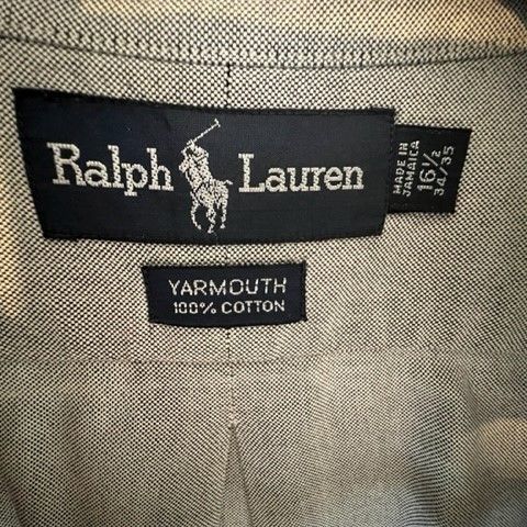 Polo Ralph Lauren skjorte str. 34/35 (15,5) - grå