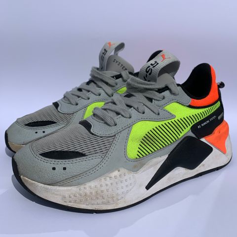 Puma RSX Hard Drive Gray Yellow Neon Orange 370644-01 str 38