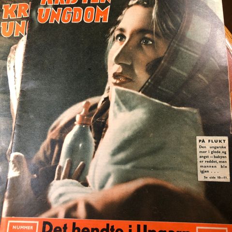 Kristen Ungdom tidsskrift 1956 og 1957   20 eksemplar. Kan sendes