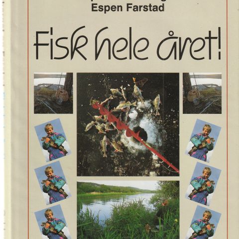 Espen Evensberget  Espen Farstad  Fisk hle året 1993 Innb.m.omslag